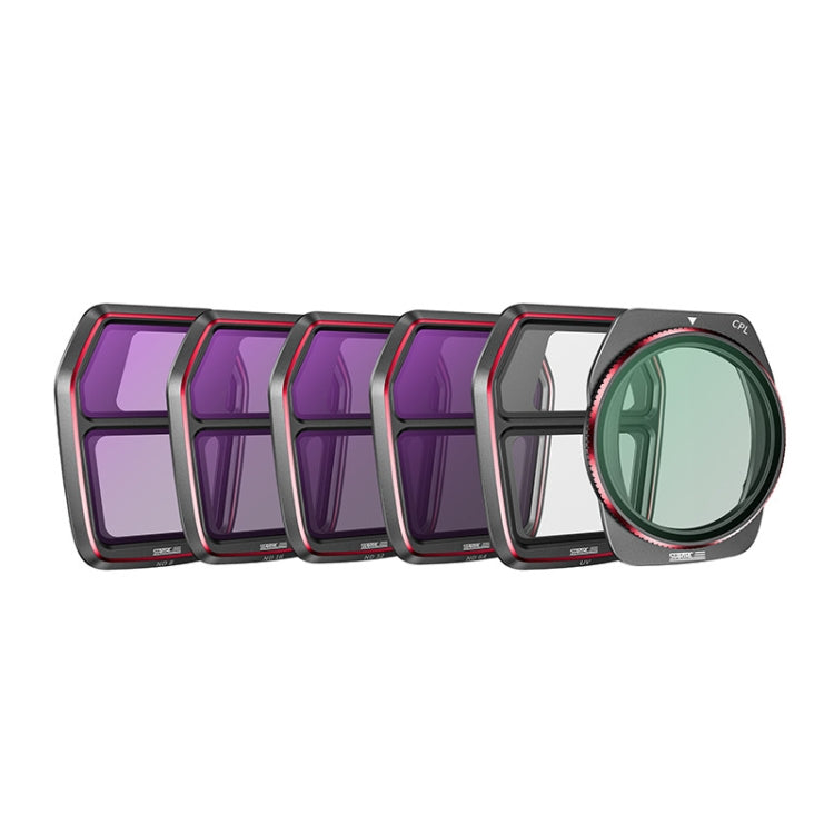 For DJI Air 3S STARTRC 6 in 1 ND8 ND16 ND32 ND64 UV CPL Lens Filter, ND8 ND16 ND32 ND64 UV CPL For DJI Air 3S STARTRC 6 in 1 ND8 ND16 ND32 ND64 UV CPL Lens Filter, ND8 ND16 ND32 ND64 UV CPL